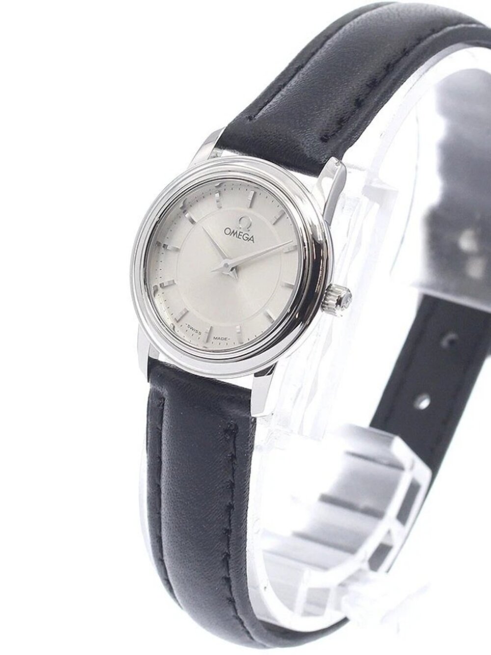 OMEGA De Ville Prestige Silver Dial Quartz Ladies Watch_959984